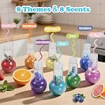 Bath Bombs for Kids,8 Pack Nontoxic Bubble Bath Science Kits, Foams & Bubbles with an Eruption of Color, Bath Toy for 3 4 5 6 7 8 Year+ Girls Boys Gift Ideas