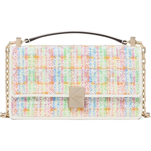 kate spade new york womens Deco Mini Leather Flap Chain Crossbody