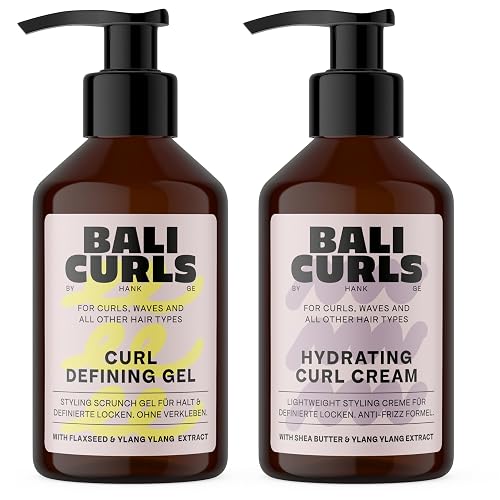 BALI CURLS Curl Defining Set – Hydrating Curl Cream &