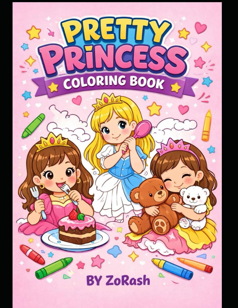 Pretty Princess Coloring Book
