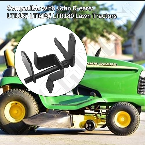 Miniatura 7 de AM122732 Engranaje del sector de dirección y AM131615 Kit de eje de dirección para John-Deere 133 155 160 166 170 180 190 LTR, reconstrucción de