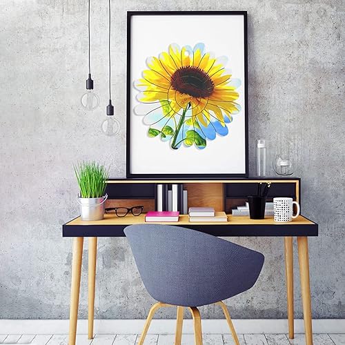 Miniatura 6 de Rolin Roly 3 moldes de resina para posavasos de girasol, molde de silicona para fundición de flores, moldes de crisantemo para hacer posavasos,