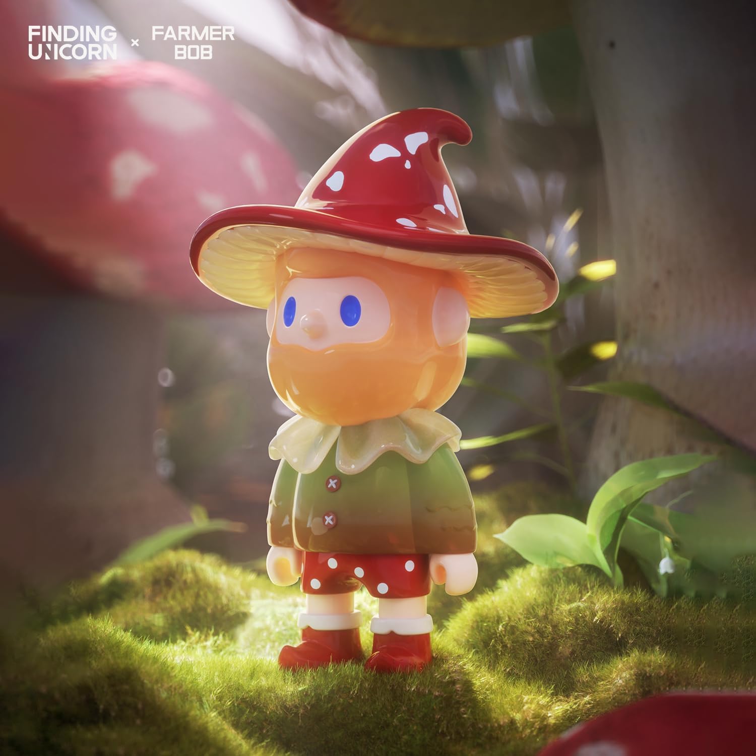 Farmer BOB Encounter in The Wild Series Blind Box，Surprise Gift for Modern Home Decor, Model Figure for Collectors and Display（Single Box 1Pc）