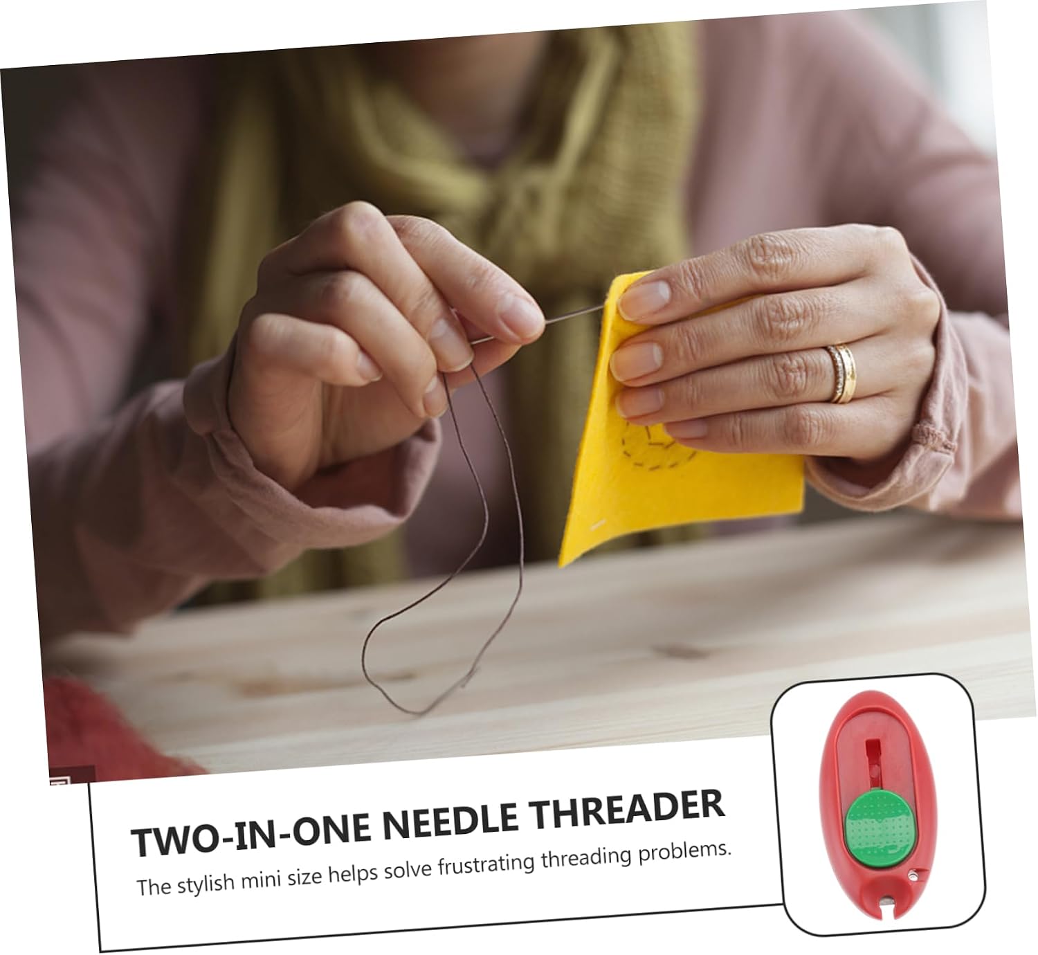 TOPPERFUN 3pcs Tool Thread Elderly Sewing Supplies Automatic Threading Device Threading Device for Sewing Machines