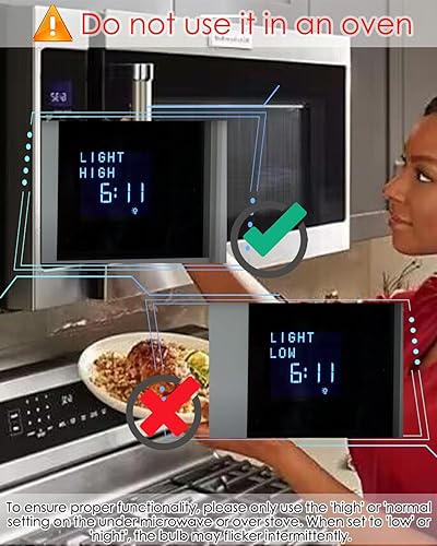 Miniatura 6 de Bombilla LED 8206232A para microondas, cubierta de vidrio de 2 W, 120 V, base E17 para electrodomésticos Whrilpool GE Microondas Range