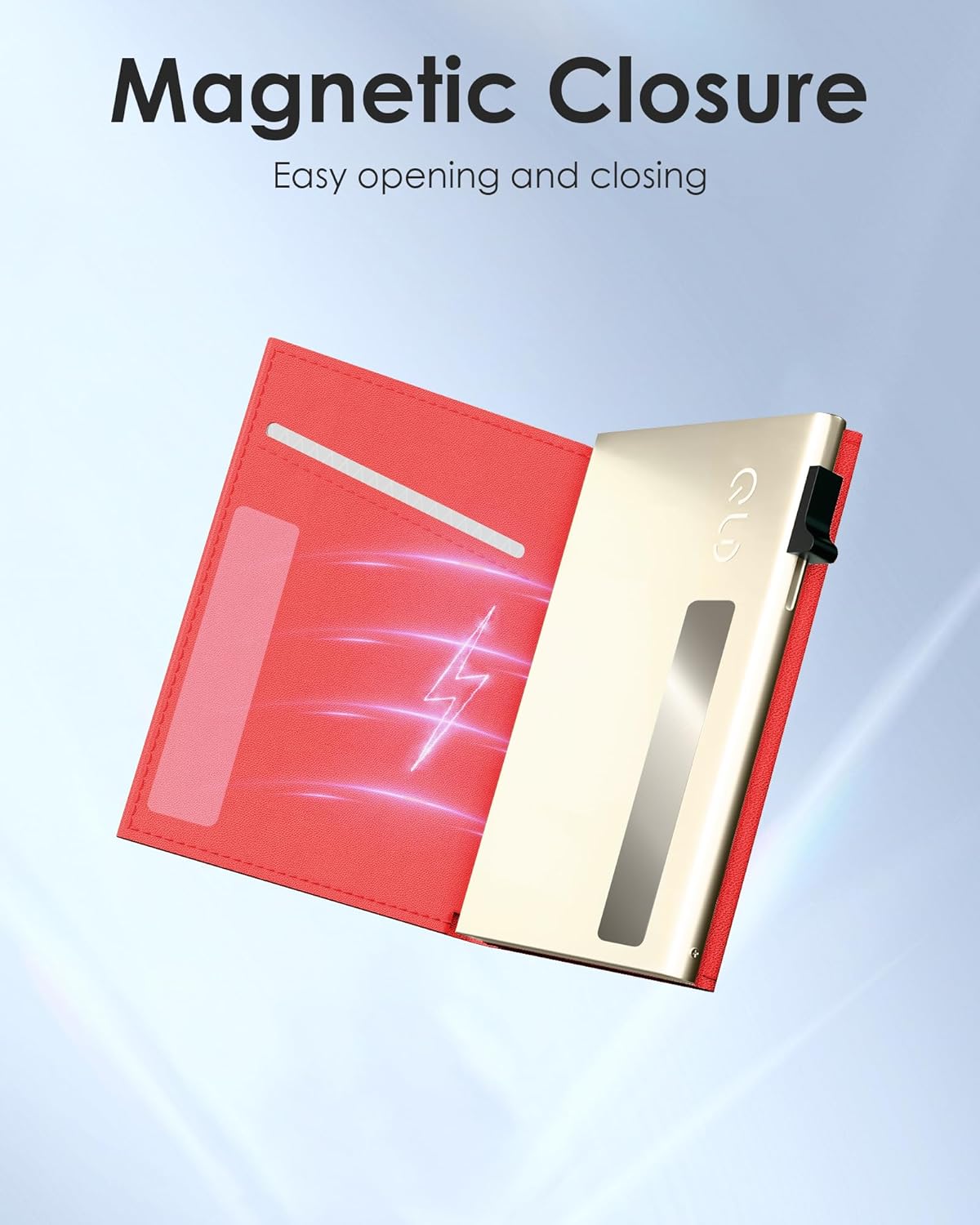 RFID Wallet for Women - Small Slim Trifold Wallet Anti-Theft Pop up Card Holder, Minimalist, Ultra Thin, Front Pocket, Premium Leather, 9-11 Cards Capacity | ID Window | Cash Slot - Image 7