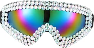 Óculos Cravejados De Diamantes Foto Jóias Óculos De Sol Capacete Óculos Óculos De Sol Óculos De Ciclismo Óculos De Festa Adereços De Festa Decoração Óculos Óculos De Festa De