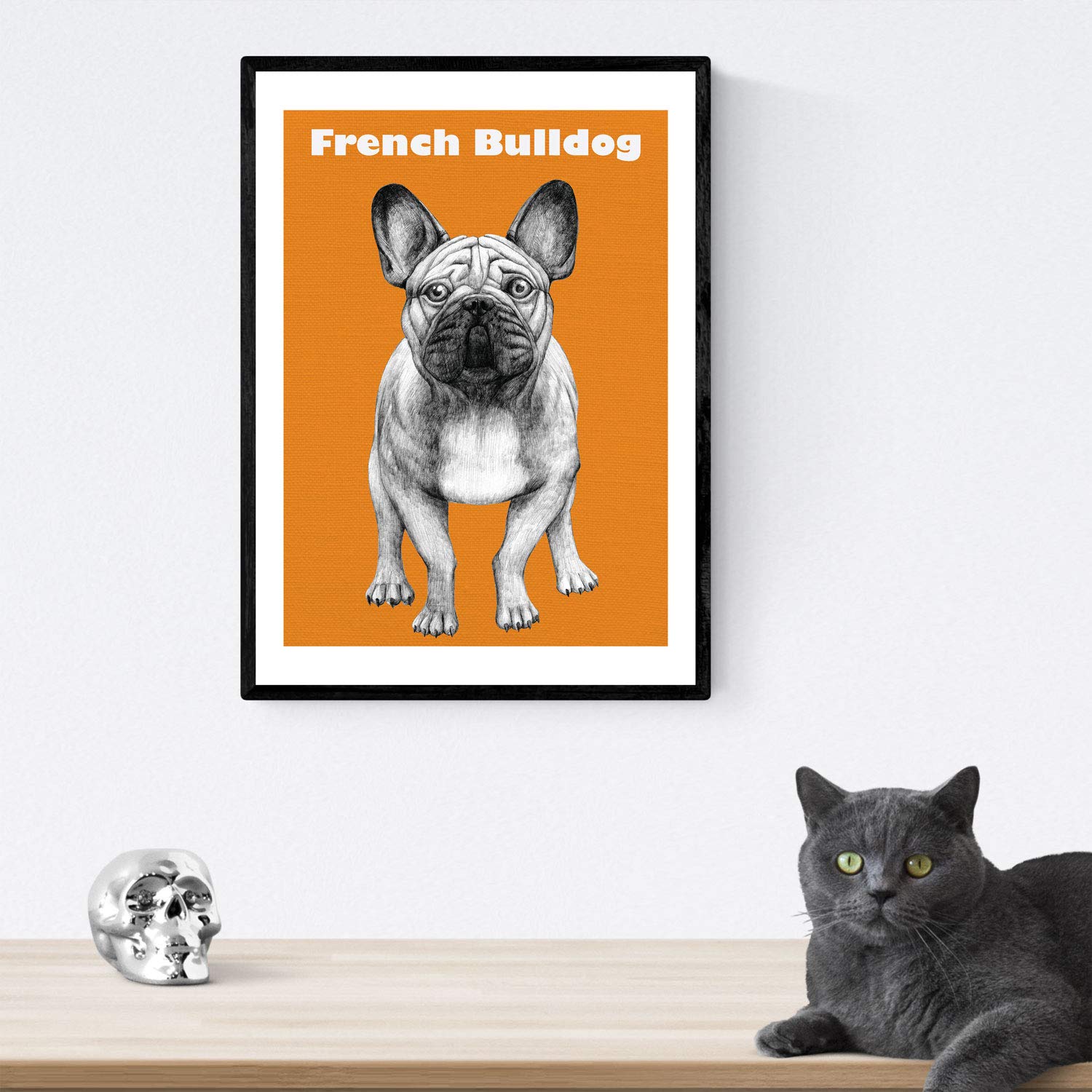 Nacnic Poster Bulldog. Decorative foil dogs. A4 size - Image 4