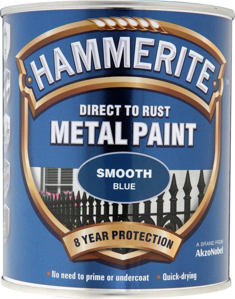 Hammerite Metal Paint Smooth 750ml Blue (826042) Amazon.co.uk DIY