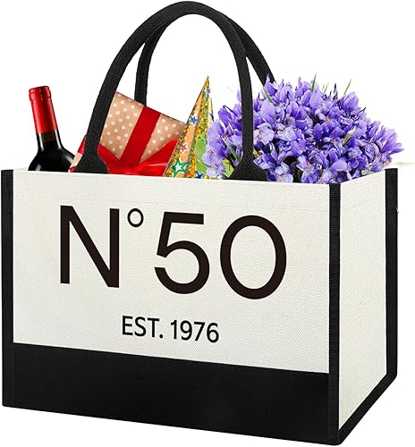 50th Birthday Gifts for Women Tote Bag - 50th Birthday Gifts For Her