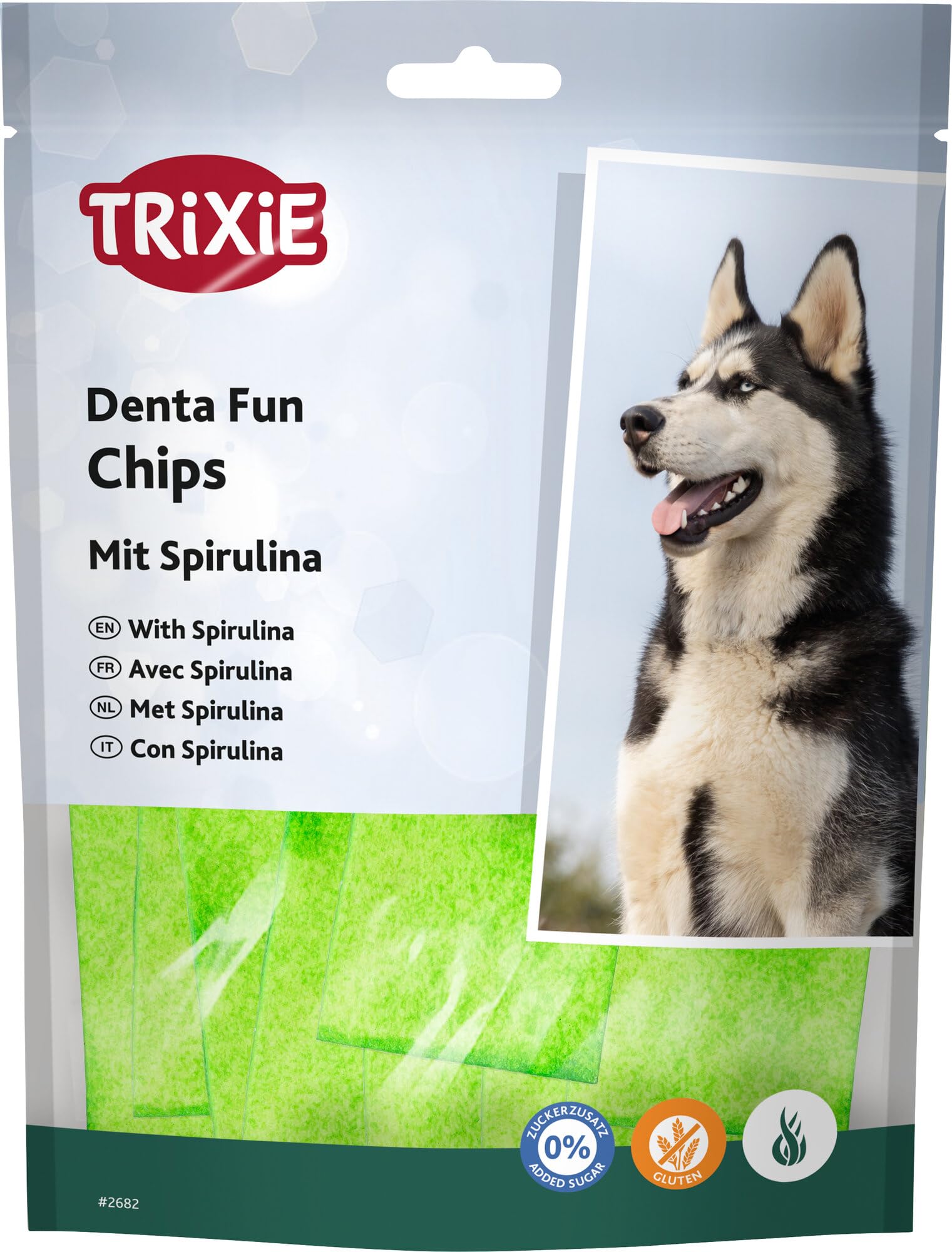 TX-2682 Chewing Chips mit Spirulina-Algen, 100 g