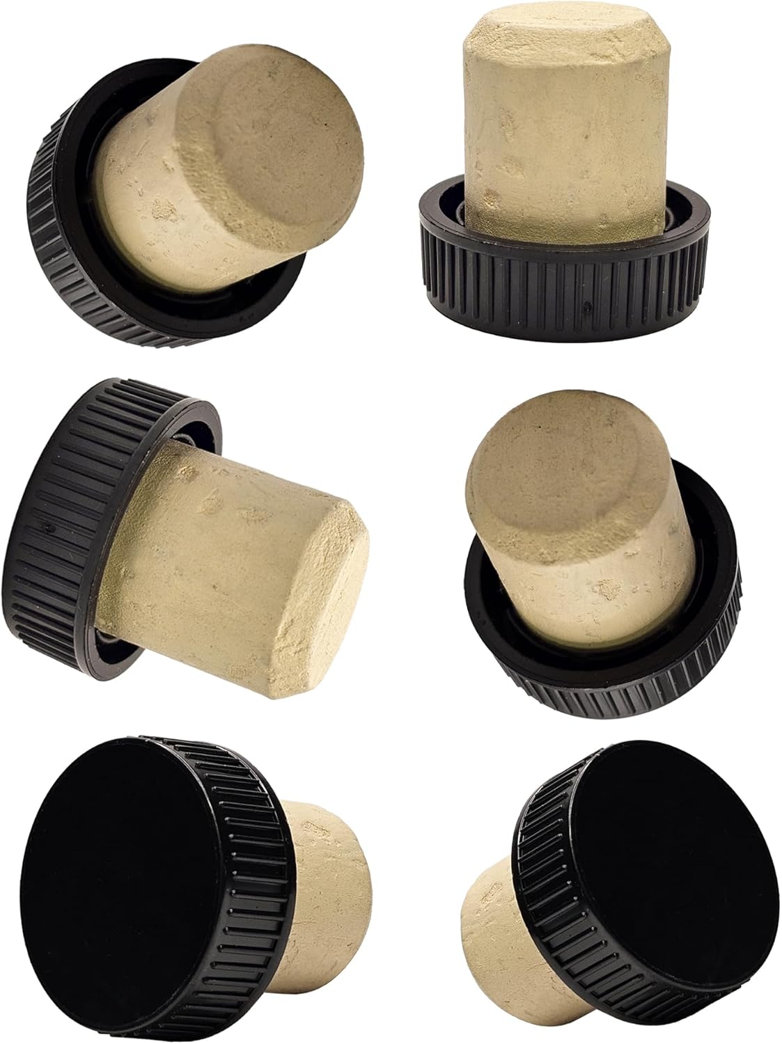 Home Brew Ohio Morgantown Liquor Bottles and Corks Set of 6