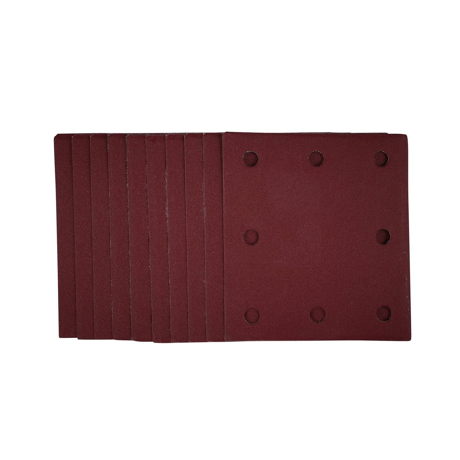 Draper  1/4 Sanding Sheets With Hook And Loop115 X 105mm240 Grit (Pack Of 10) 53118 from B&Q