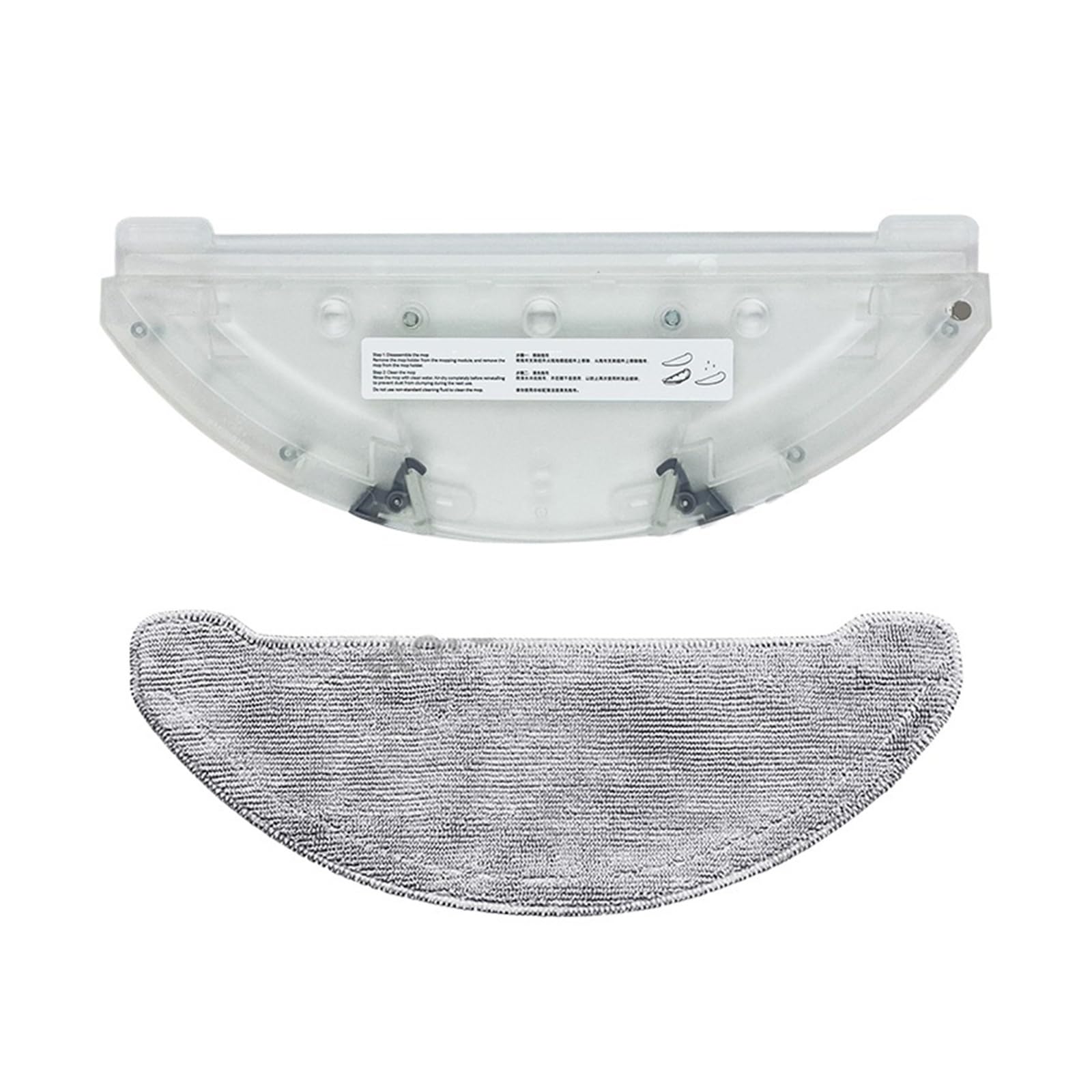 ETXDFTFQ Sweeping Mop Mounting Bracket Robot Vacuum Cleaner Spare Parts Water Tank Tray Accessories,Compatible for ROIDMI EVE Plus(P3)
