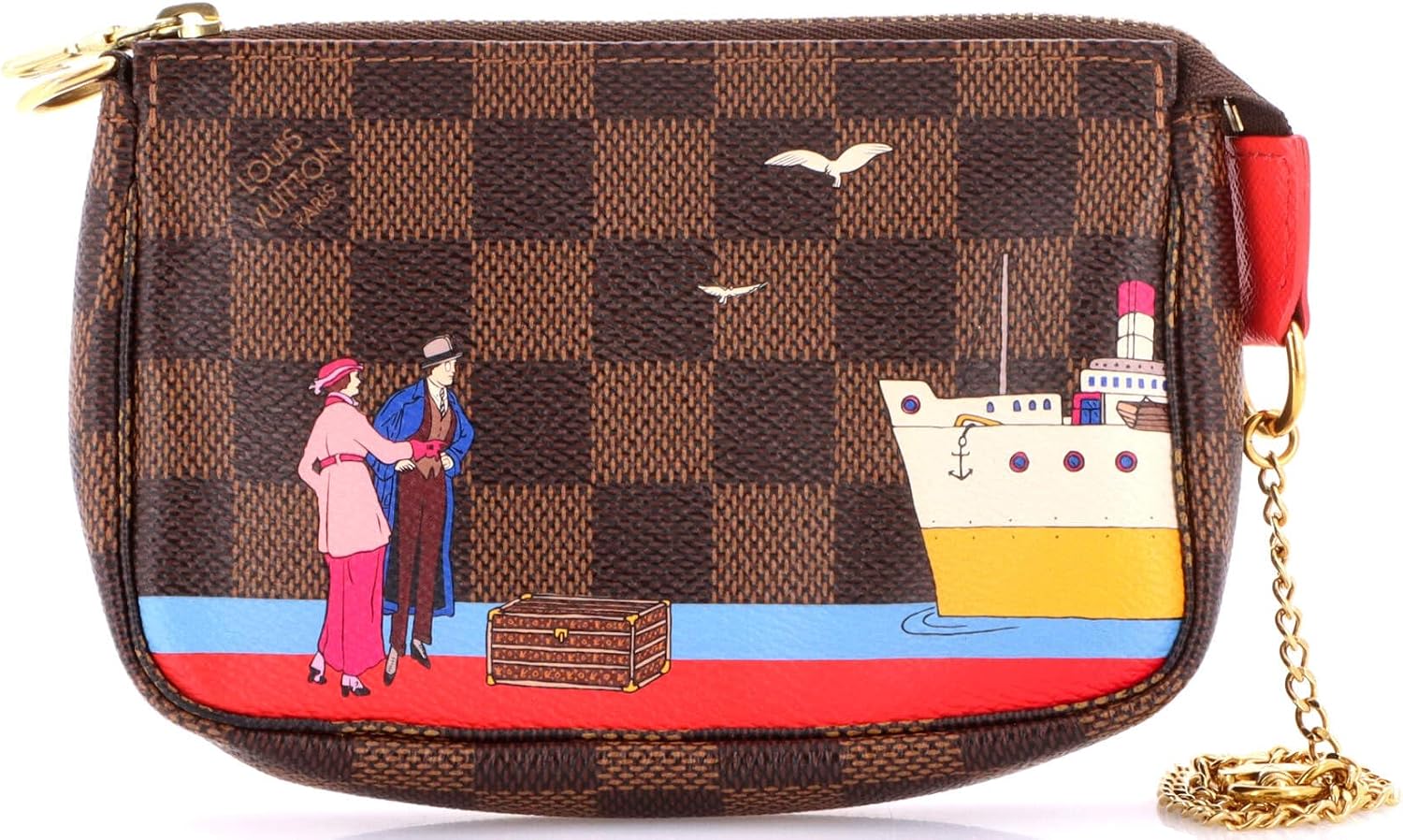 Louis Vuitton Pre-Loved Pochette Accessoires Mini, Print