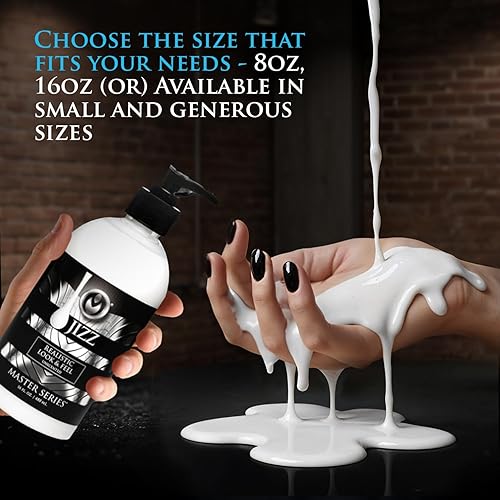 Miniatura 6 de MASTER SERIES Blanco cremoso sin perfume a base de agua para hombres, mujeres y parejas, fórmula que no mancha, textura gruesa y lisa, fácil