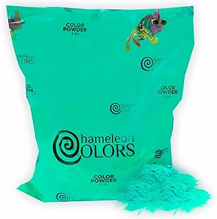 Chameleon Colors Color Powder, Aqua Color Powder, 5 Pounds