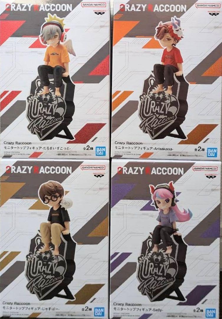 クレイジーラクーン モニタートップフィギュア 18体セット Crazy Raccoon モニタートップフィギュア-Arisakaaa- – プライズハウス