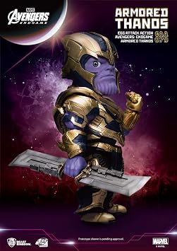 Beast Kingdom Avengers Endgame: Armored Thanos EAA-079 Egg Attack Action Figure