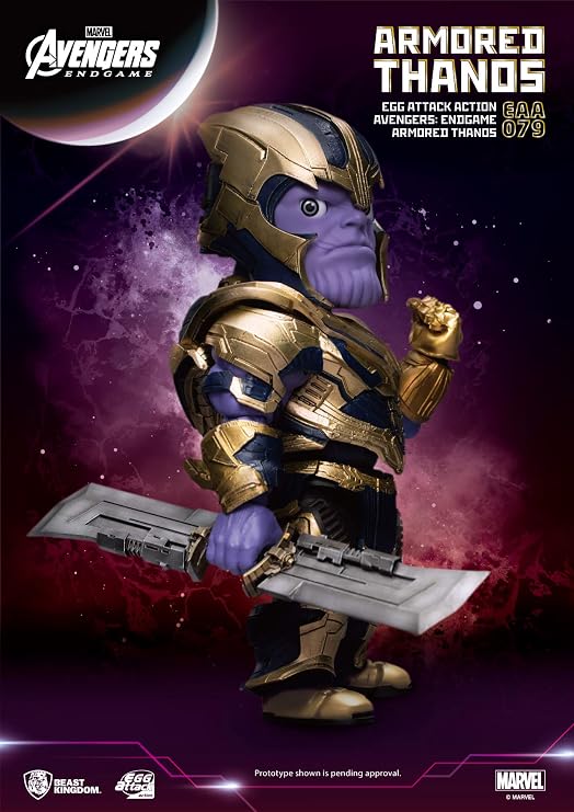 Beast Kingdom Avengers Endgame: Armored Thanos EAA-079 Egg Attack Action Figure