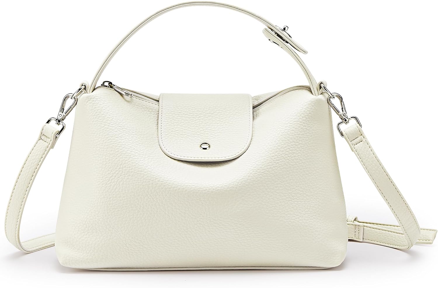 KALIDI Soft Vegan Leather Hobo Bag, Crossbody Purses Satchel for Women with Top Handle