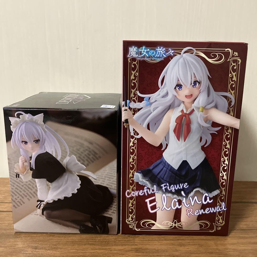 魔女の旅々 フィギュア 2点セット 魔女の旅々】ニット衣装を着たイレイナのフィギュアがプライズで