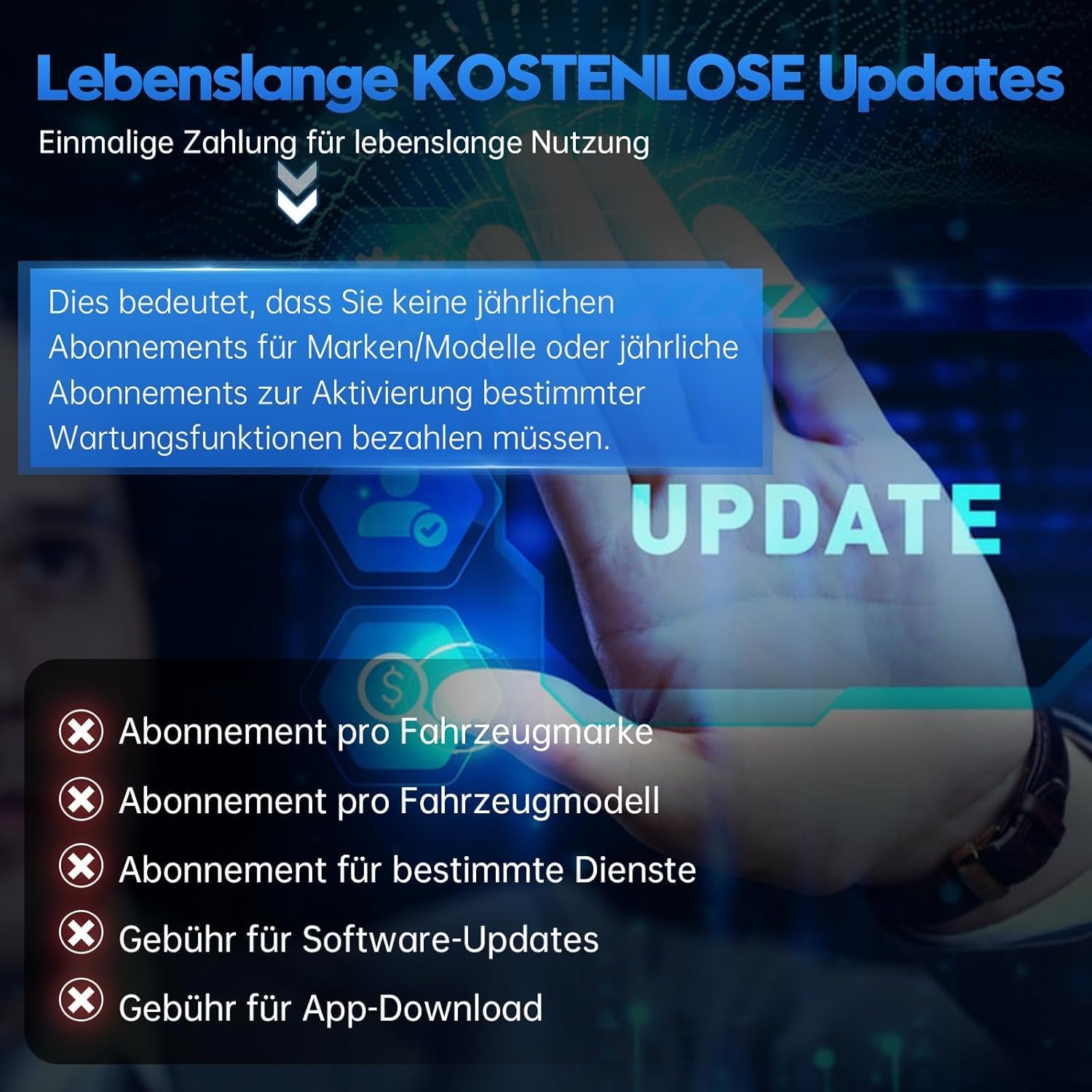 XTOOL Anyscan A30M lifetime free updates