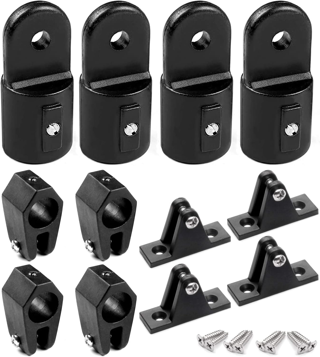 MIZUGIWA Boat Bimini Top Deck Hinge Nylon Deck 90° Flat