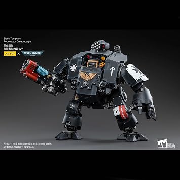 JOYTOY 1/18 Black Templars Redemptor Dreadnought Action Figure