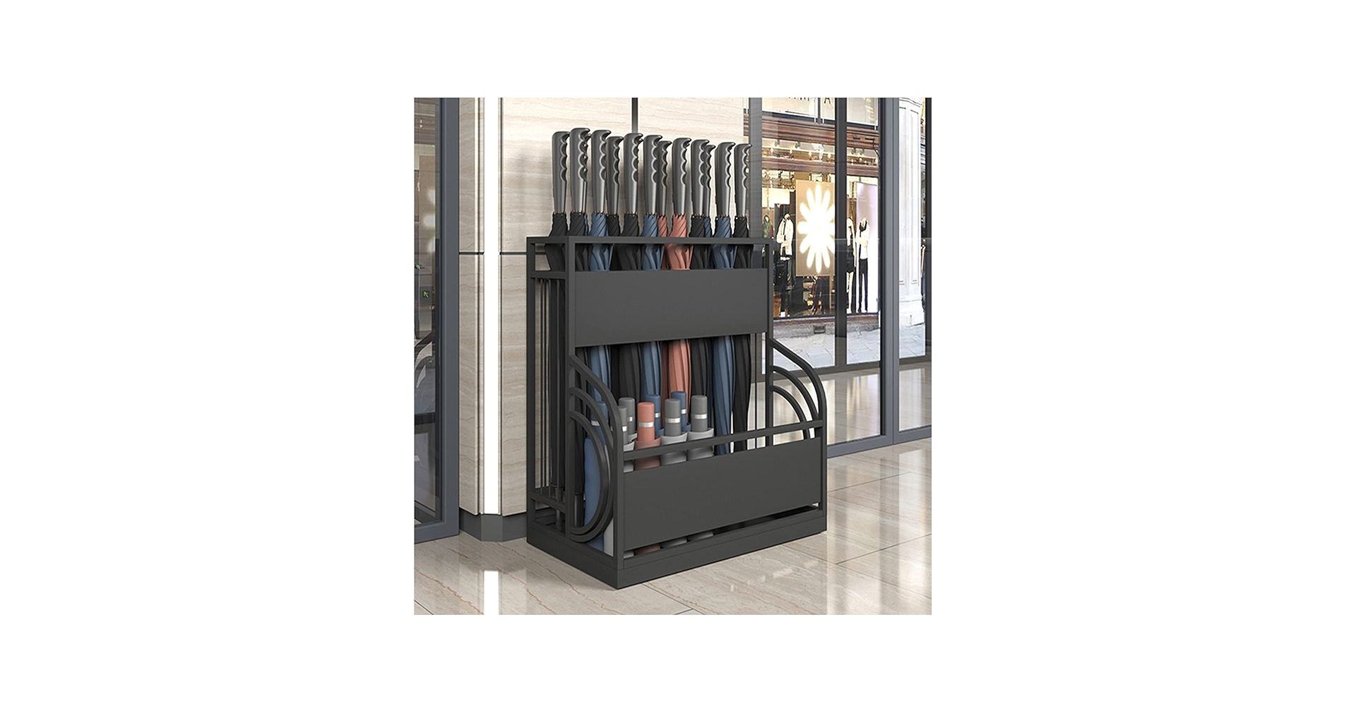 Amazon｜傘立て ホテルのビジネスの入り口での光の高級鍛錬鉄の