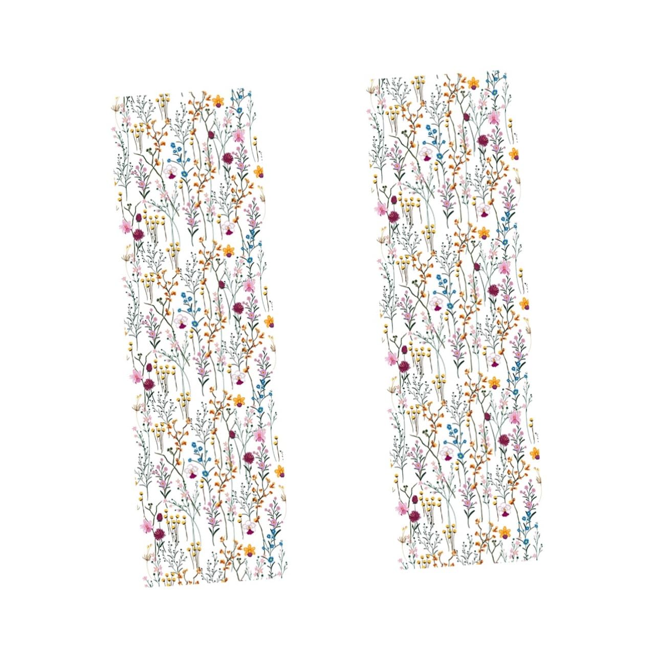 Autocollant floral coloré pour decoration murale afin de sublimer le bureau et la chambre