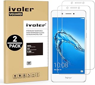 iVoler [2 Unidades] Protector de Pantalla para Huawei Honor 6C, Cristal Vidrio Templado Premium