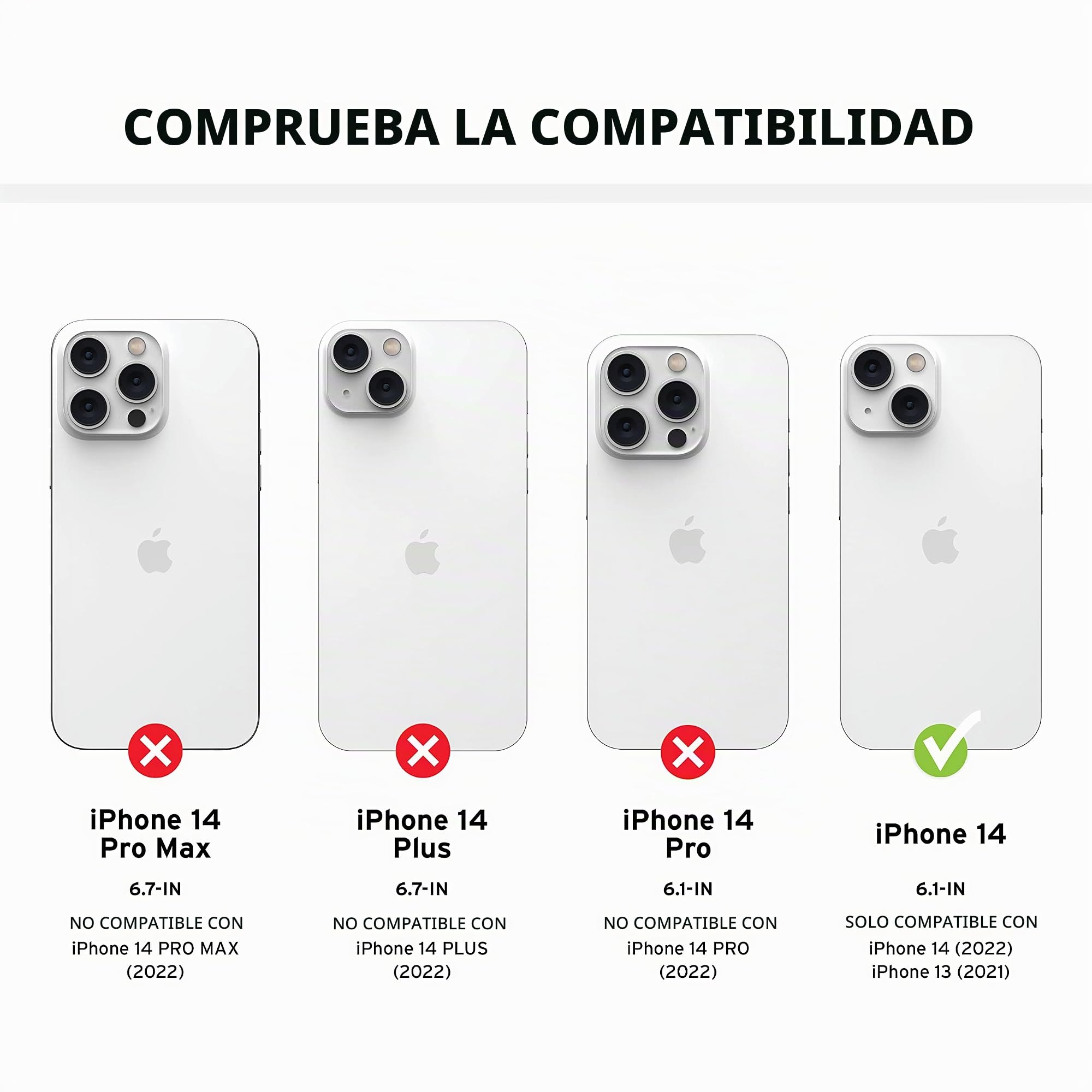 Urban Armor Gear UAG Pathfinder Funda Compatible Apple iPhone 14 / iPhone 13 [Carga inalámbrica Compatible, Protección contra caídas de estándar Militar] Negro
