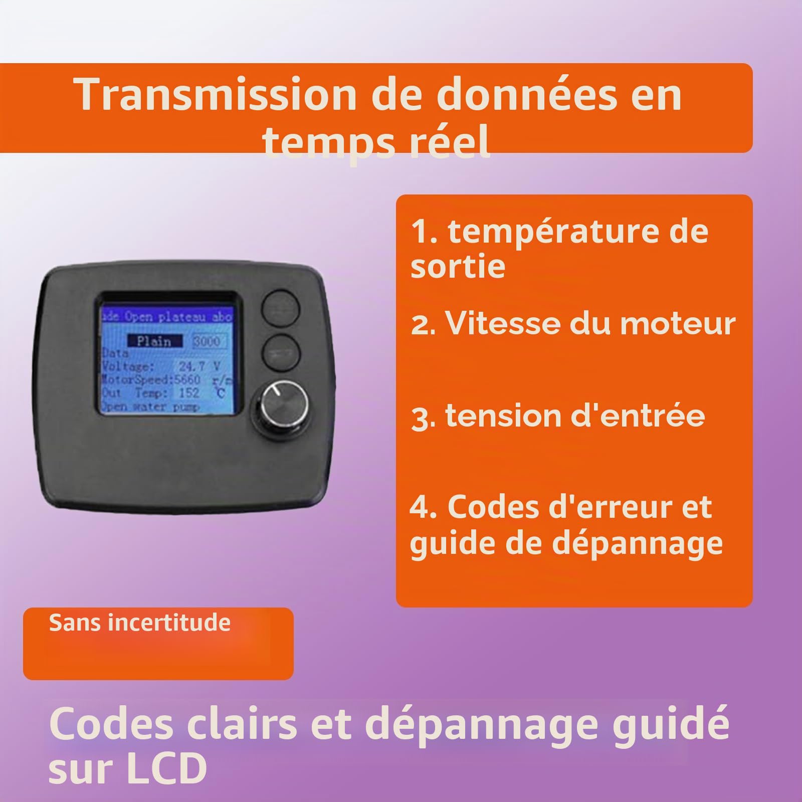 chauffage diesel 7kW 24V, chauffage gasoil, avec écran LCD et thermostat automatique, chauffage diesel, chauffage van aménagé, chauffage camping car 24v pour camions, camping-cars, bateaux