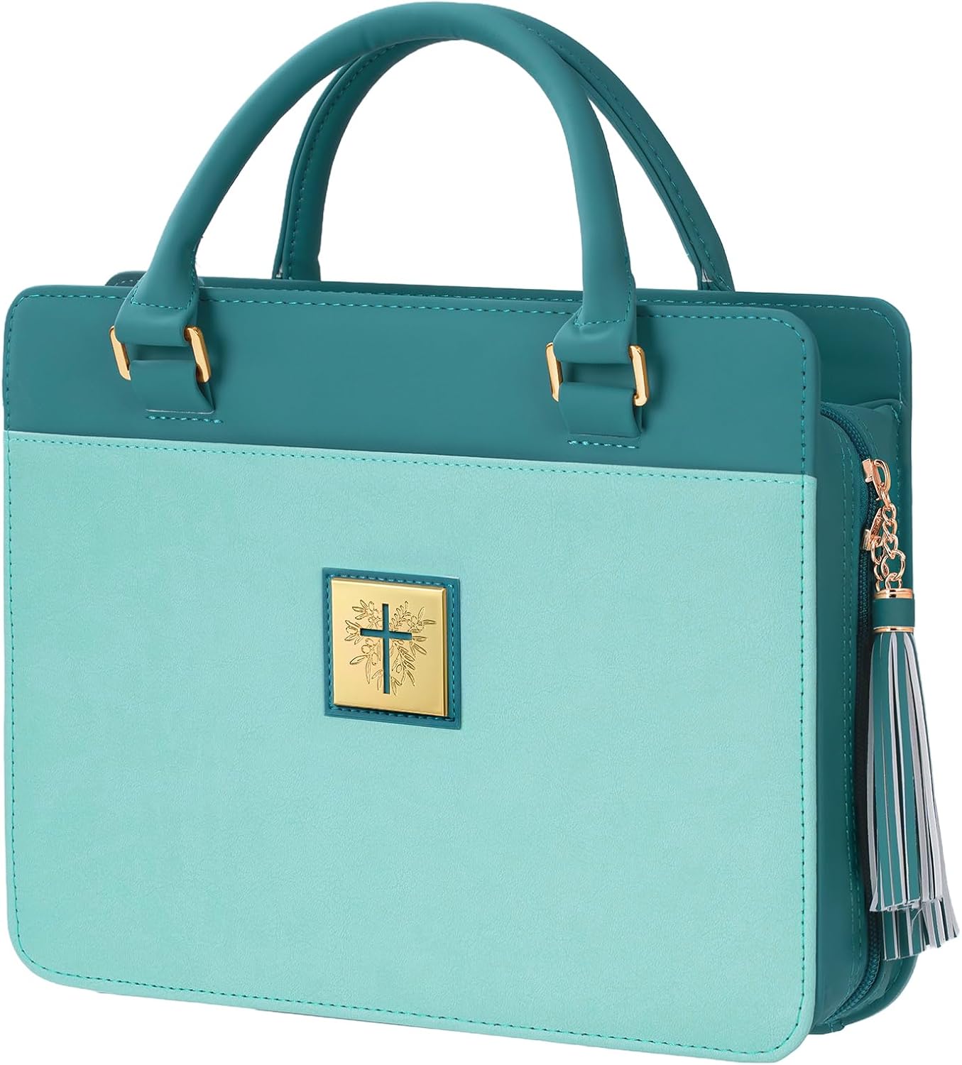 XKDOUS Leather Bible Bag · Sage Peace