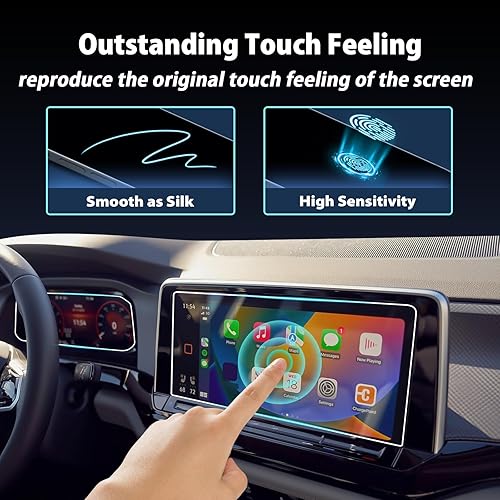 Miniatura 7 de LUWU Protector de pantalla para Volkswagen Atlas 2024 2024 Volkswagen Atlas Accesorios 2024 VW Atlas SESEL Protector de pantalla de vidrio templado