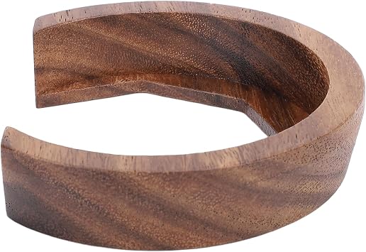 POCREATION Walnut Wood E61 Grouphead Ring Replacement Part for E61 Coffee Machine with Heat Insulation Cover Compatible with ECM WPM EXPOBAR