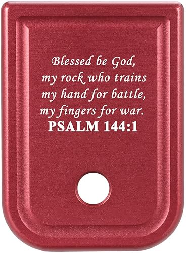 Vista 98 de NDZ Performance Placa base de cargador para Glock 17 19 19X 22 23 24 26 27 31 32 33 34 35 37 38 39 45 Gen 1-4 0.354 in .40 S&W de aluminio anodizado