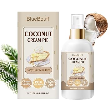 Body Hair Milk Mist, Hydrating And Moisturizing Spray, Long-Lasting Fragrance, Natural Hydrating And Moisturizing Body MistCoconut