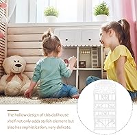 Vista 9 de NUOBESTY Estante para zapatos de muñeca, muebles de casa de muñecas en miniatura para niña, accesorios para muñecas