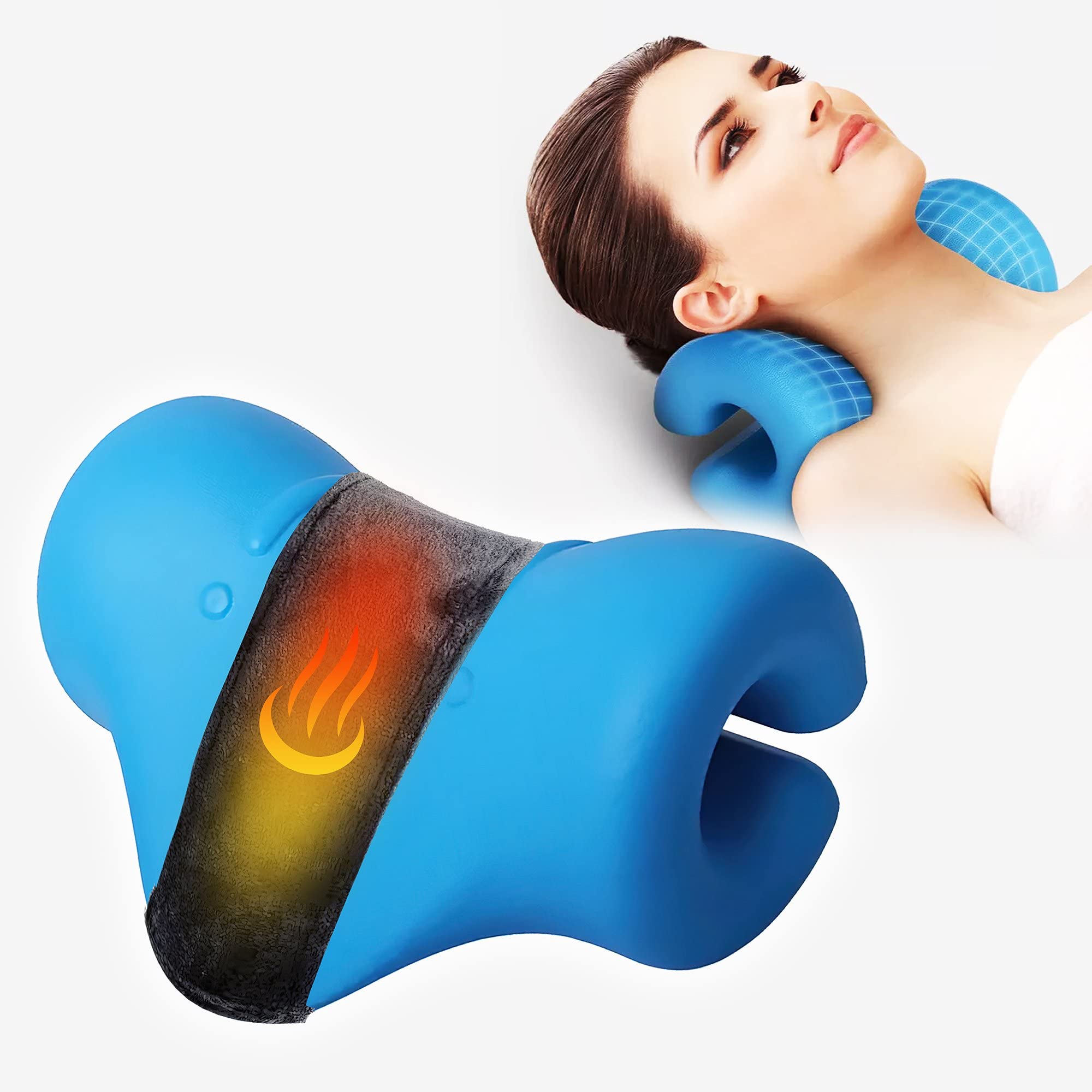 Buy DrHEALING Neck Cloud, Shoulder Relaxer [Heating Pad Included] 4