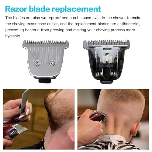 Miniatura 7 de Ajuste para Philips Norelco Multigroom Trimmer Reemplazo 1.614 in Extra Ancho T Blade Corte de Pelo 3000 5000 7000 Series