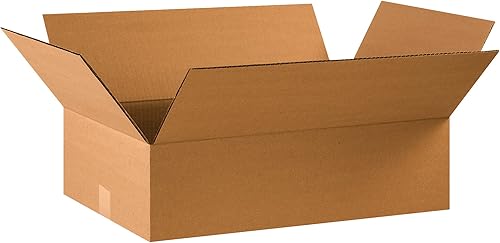 Miniatura 8 de AVIDITI Cajas de cartón corrugado planas de 22 x 16 x 4, planas, 22 pulgadas de largo x 16 pulgadas de ancho x 4 pulgadas de alto, paquete de 50