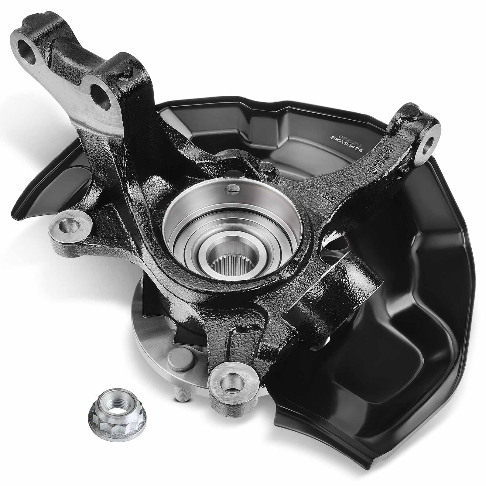 Photo 1 of A-Premium Front Steering Knuckle & Wheel Bearing Hub Assembly Compatible with Toyota Sienna 2004-2010, Right Passenger Side, Replace # 4321108010, 435020E030