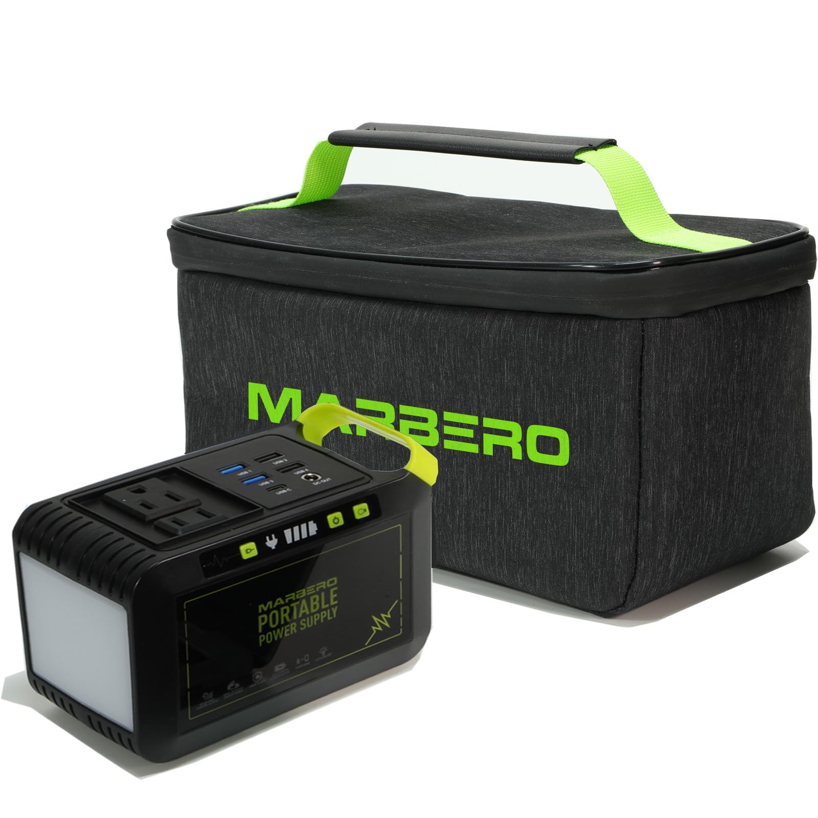 MARBEROPortable Power Station Carry Case(Power Station Not Include) for MARBERO 88Wh Solar Generator 24000mAh Camping Generator Battery for Home Outdoor RV CPAP Emergency Backup Use