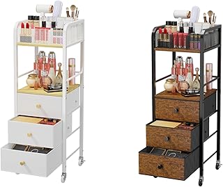 HapiRm Organizador de carrito de maquillaje r...