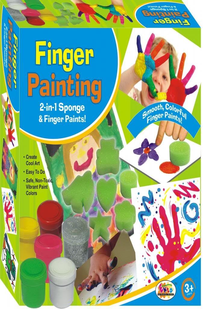 Ekta Finger Painting (Junior) Fun Game, Multi Color