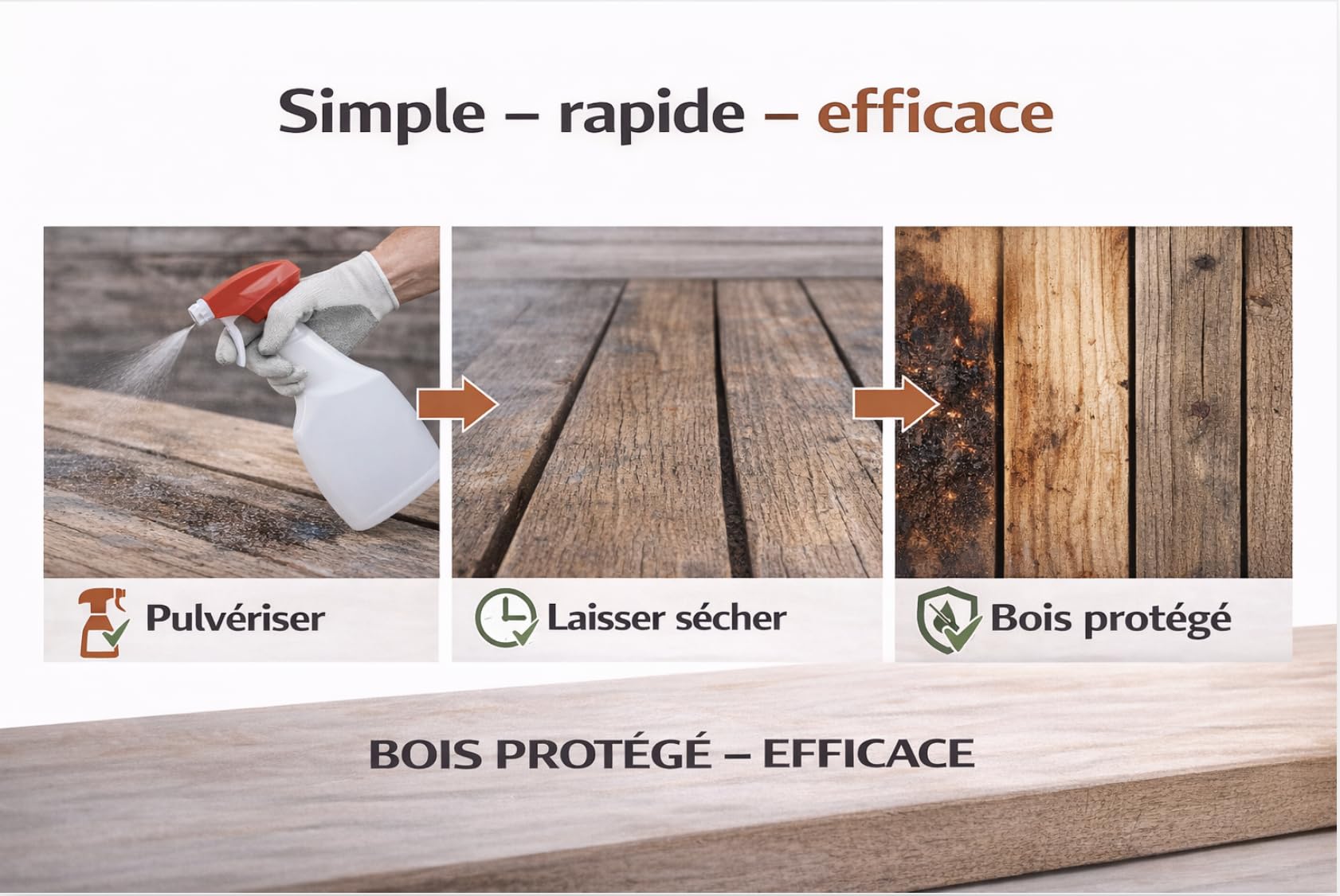 Bidon Ignifuge Bois M1 – Traitement Anti-feu Bois 5 L avec pulvérisateur – Protège Jusqu’à 28,5 m² – Fabrication française - Antifeu Discount