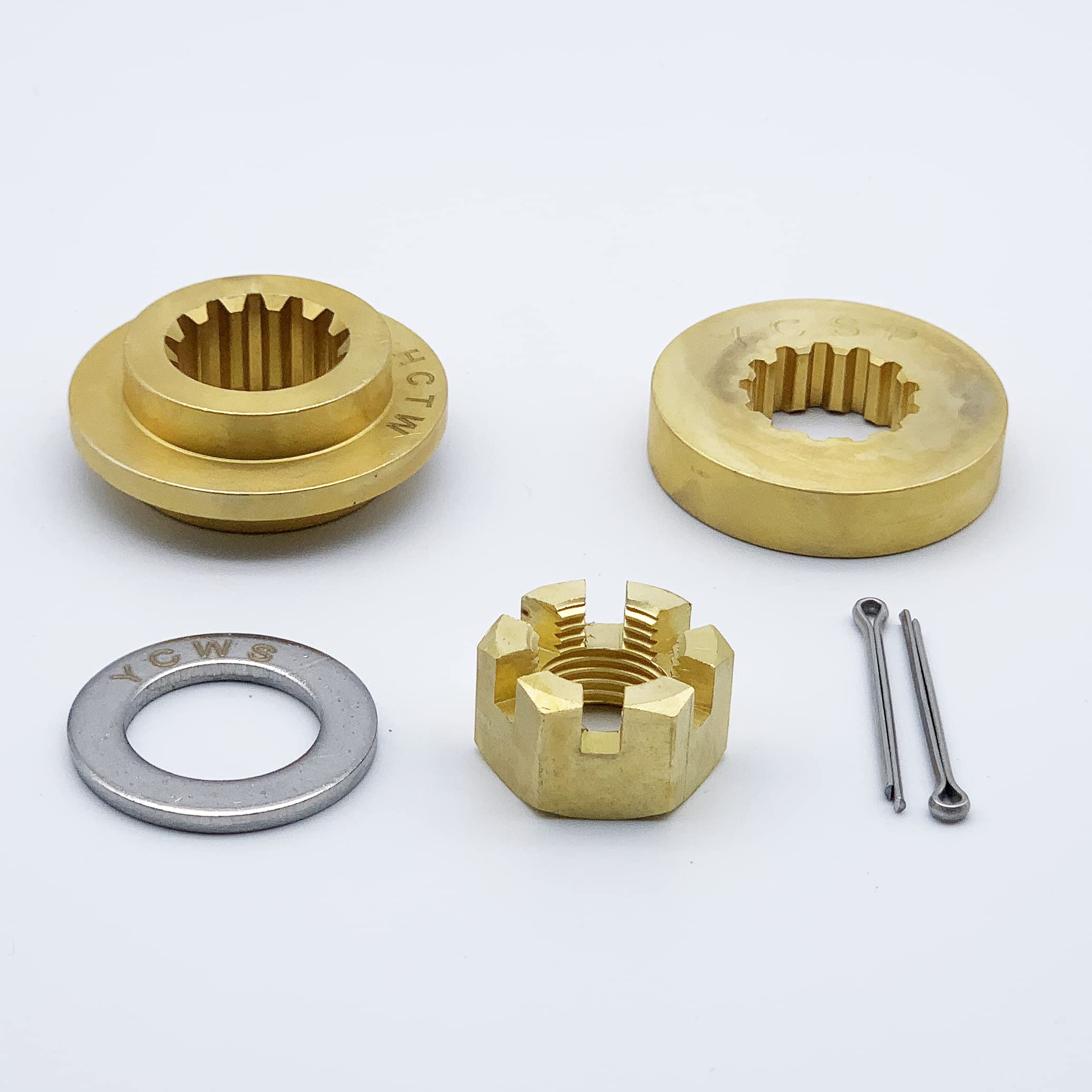 Hardware Kits Thrust Washer/Spacer/Washer/Nut/Cotter Pin for Propeller of Honda Outboard Engines 35-60HP