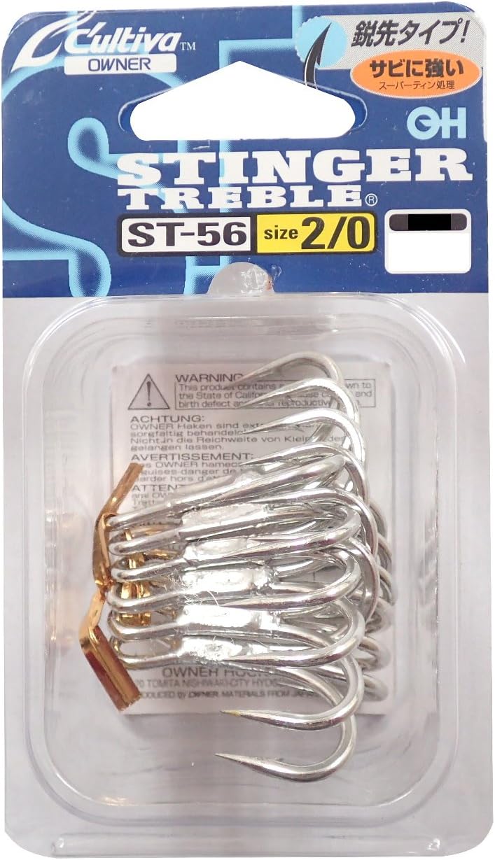 OWNER ST-56 Triple Hook Stinger Triple Hook No. 11623